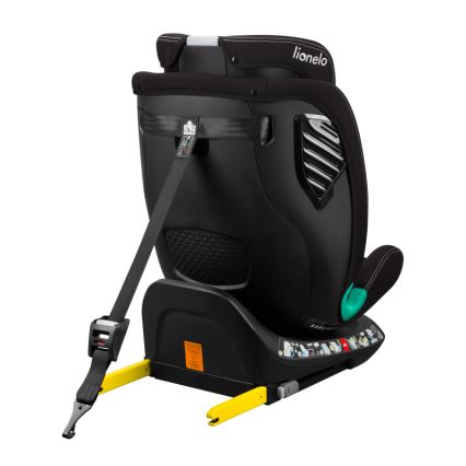 Lionelo - Rotirajuća autosjedalica s bazom BASTIAAN ONE i-Size 40-150 cm Black Carbon
