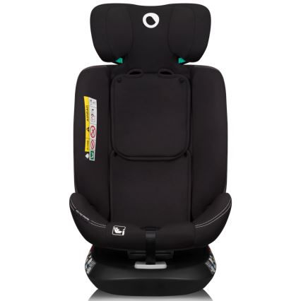 Lionelo - Rotirajuća autosjedalica s bazom BASTIAAN ONE i-Size 40-150 cm Black Carbon