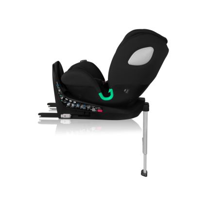 Lionelo - Rotirajuća autosjedalica s bazom BRAAM AIR i-Size 40-150 cm Crni karbon