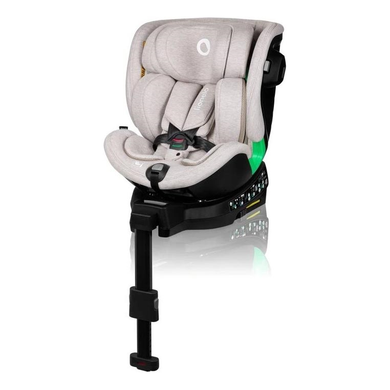 Lionelo - Autosjedalica s bazom rotirajuća HARMONY i-Size 40-150 cm bež