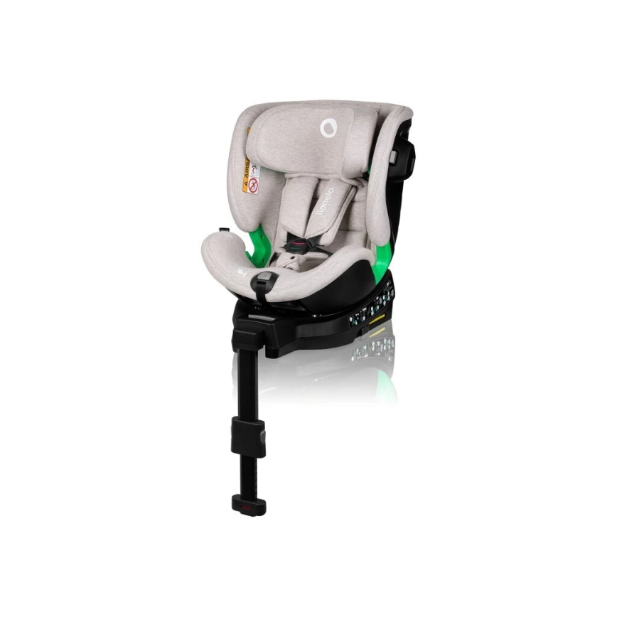 Lionelo - Autosjedalica s bazom rotirajuća HARMONY i-Size 40-150 cm bež