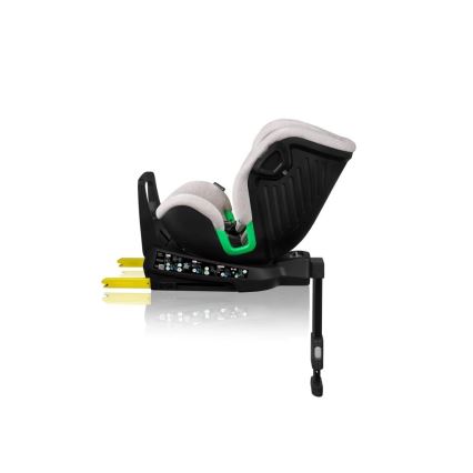 Lionelo - Autosjedalica s bazom rotirajuća HARMONY i-Size 40-150 cm bež