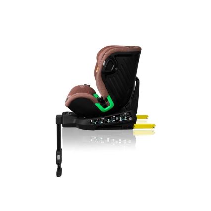 Lionelo - Autosjedalica s bazom okretna HARMONY i-Size 40-150 cm ciglasta