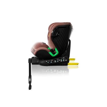 Lionelo - Autosjedalica s bazom okretna HARMONY i-Size 40-150 cm ciglasta