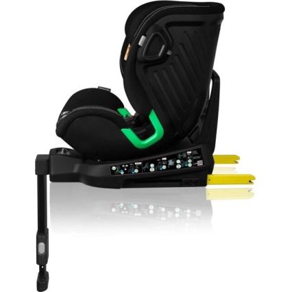 Lionelo - Autosjedalica s bazom rotirajuća HARMONY i-Size 40-150 cm crna