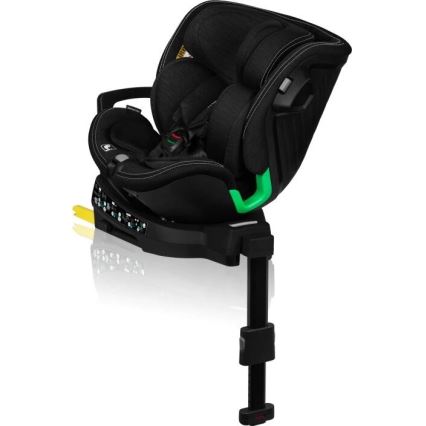 Lionelo - Autosjedalica s bazom rotirajuća HARMONY i-Size 40-150 cm crna