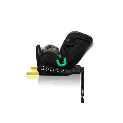 Lionelo - Autosjedalica s bazom rotirajuća HARMONY i-Size 40-150 cm crna/maslinasta