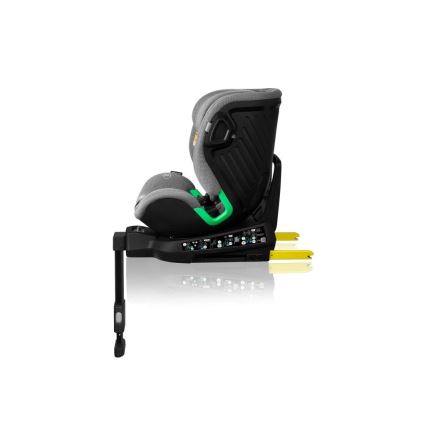 Lionelo - Autosjedalica s bazom rotirajuća HARMONY i-Size 40-150 cm crna/siva