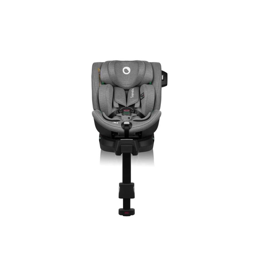 Lionelo - Autosjedalica s bazom rotirajuća HARMONY i-Size 40-150 cm crna/siva