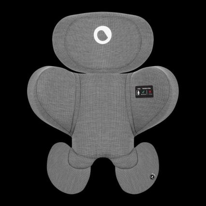 Lionelo - Autosjedalica s bazom rotirajuća HARMONY i-Size 40-150 cm crna/siva