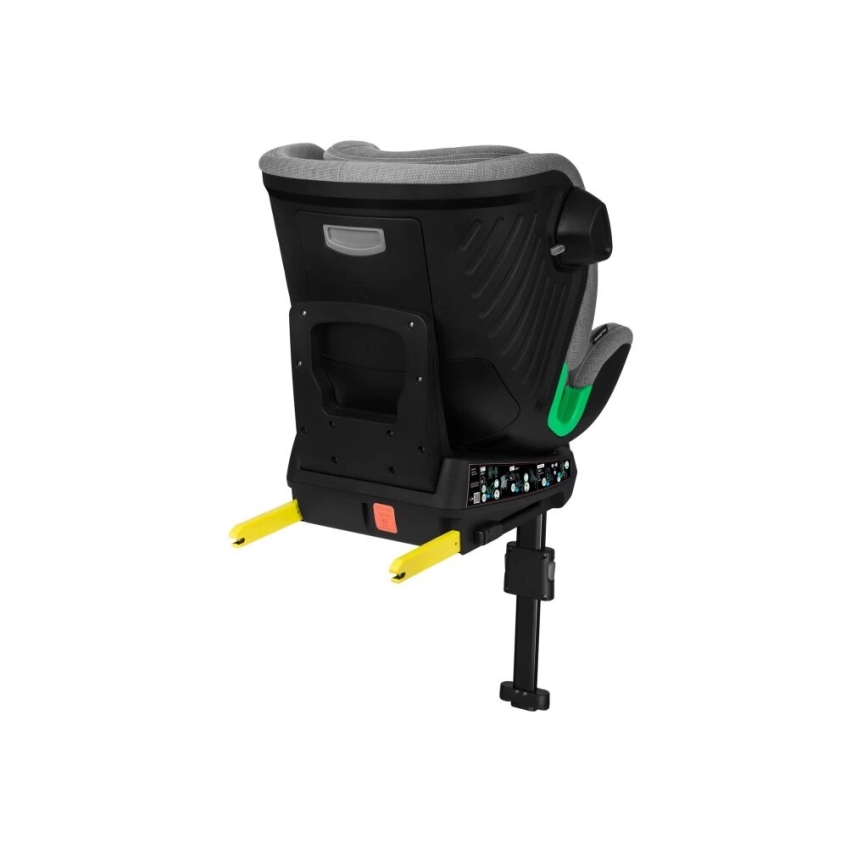 Lionelo - Autosjedalica s bazom rotirajuća HARMONY i-Size 40-150 cm crna/siva