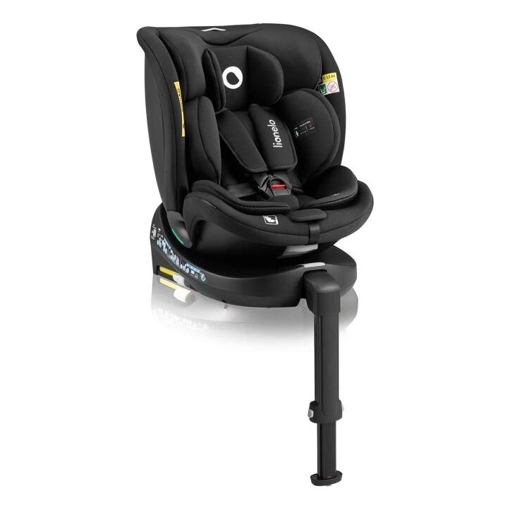 Lionelo - Autosjedalica s bazom rotirajuća NAVY i-Size 40-150 cm crna