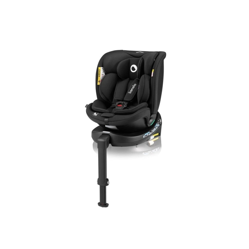 Lionelo - Autosjedalica s bazom rotirajuća NAVY i-Size 40-150 cm crna