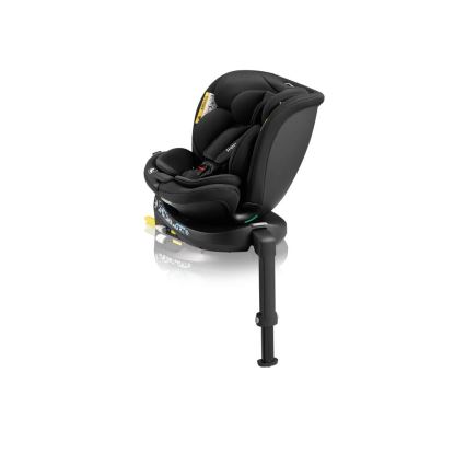 Lionelo - Autosjedalica s bazom rotirajuća NAVY i-Size 40-150 cm crna