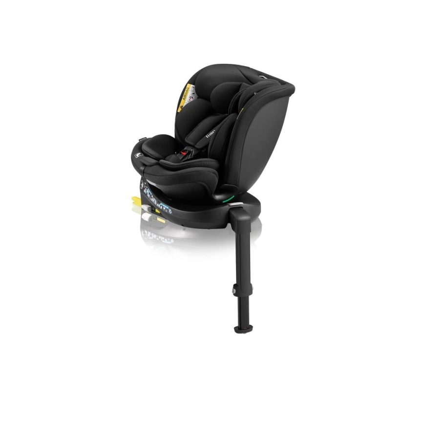 Lionelo - Autosjedalica s bazom rotirajuća NAVY i-Size 40-150 cm crna