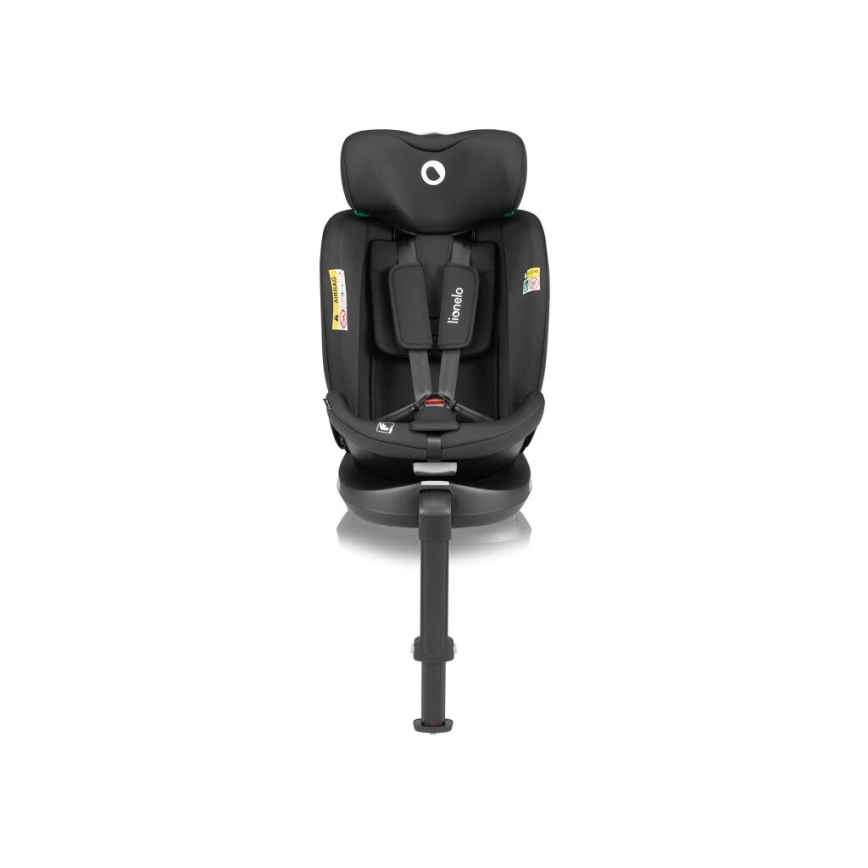Lionelo - Autosjedalica s bazom rotirajuća NAVY i-Size 40-150 cm crna