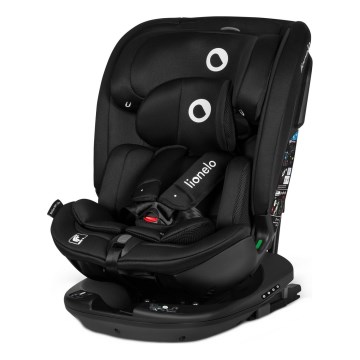 Lionelo - Autosjedalica s rotirajućom bazom BASTIAAN i-Size 40-150 cm crni karbon