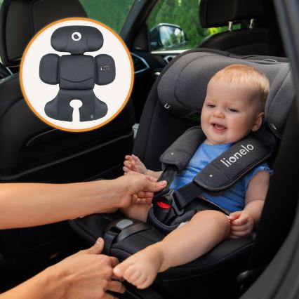 Lionelo - Autosjedalica s rotirajućom bazom BASTIAAN i-Size 40-150 cm Grey Stone