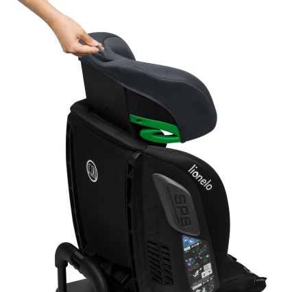 Lionelo - Autosjedalica s rotirajućom bazom BASTIAAN i-Size 40-150 cm Grey Stone