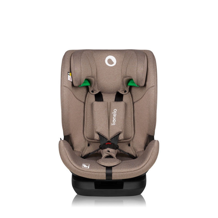 Lionelo - Autosjedalica s rotirajućom bazom LAVENDER i-Size 76-150 cm Bež Latte