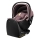 Lionelo - Autosjedalica s rotirajućom bazom MOXIE SET i-Size 40-87 cm Roza Mauve