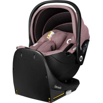 Lionelo - Autosjedalica s rotirajućom bazom MOXIE SET i-Size 40-87 cm ružičasto-mauve