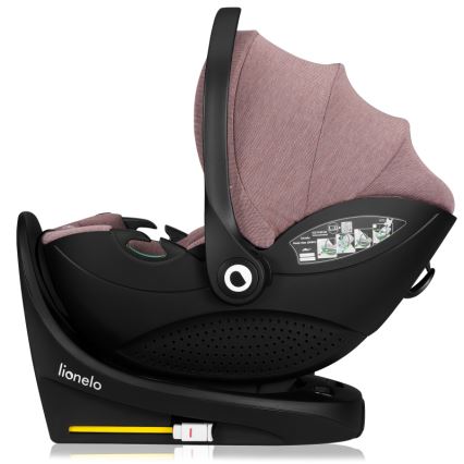 Lionelo - Autosjedalica s rotirajućom bazom MOXIE SET i-Size 40-87 cm ružičasto-mauve