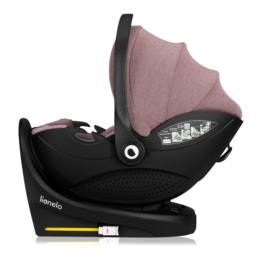 Lionelo - Autosjedalica s rotirajućom bazom MOXIE SET i-Size 40-87 cm ružičasto-mauve