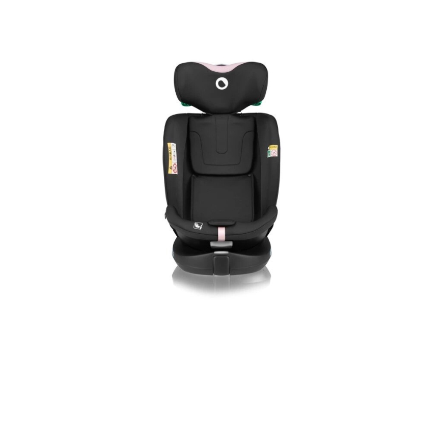 Lionelo - Autosjedalica s rotirajućom bazom NAVY i-Size 40-150 cm crna/ružičasta