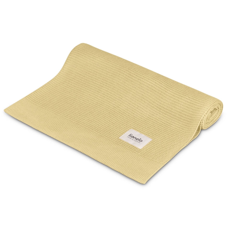 Lionelo - Bambusova deka BAMBOO BLANKET 75x100 cm Limunasto žuta