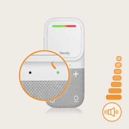 Lionelo - Bežični punjač za dječji audio monitor BABYLINE 2.2 5V