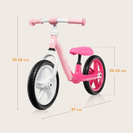 Lionelo - Bicikl bez pedala ALEX Bubblegum