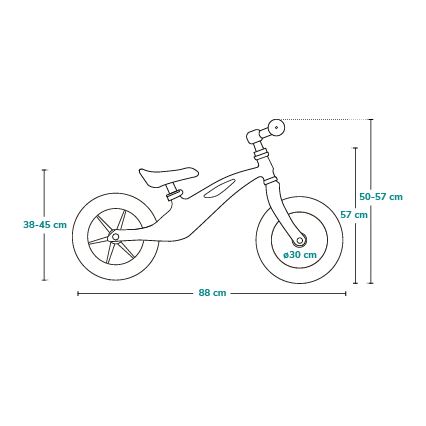 Lionelo - Bicikl bez pedala BART žuti