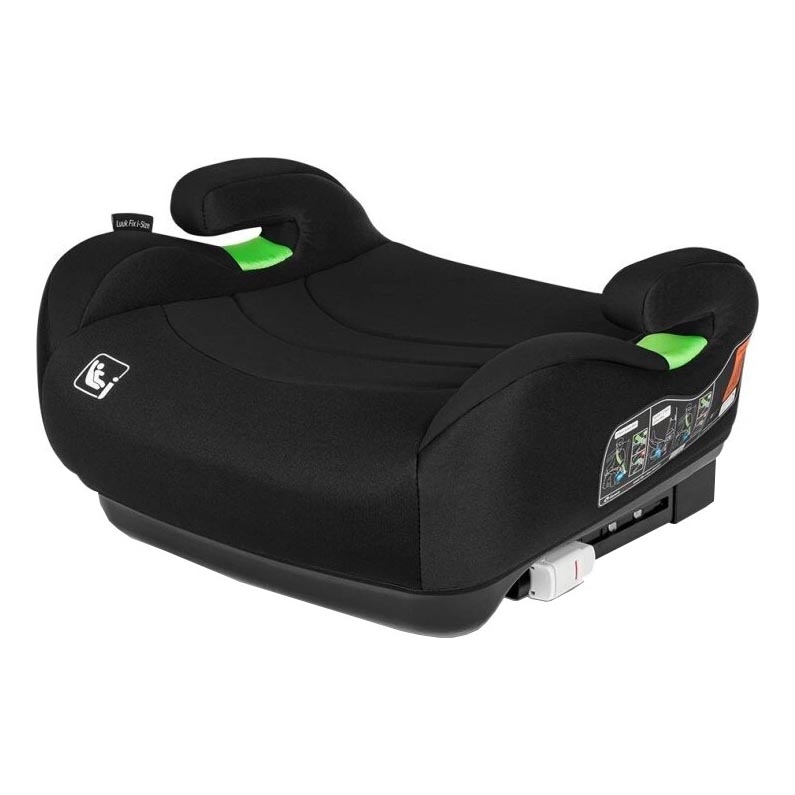 Lionelo - Booster autosjedalica LUUK FIX i-Size 125-150 cm crna