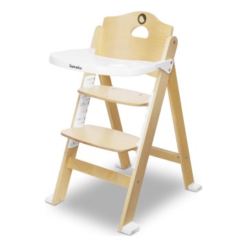 Lionelo - Dječja hranilica 3u1 FLORIS White Natural