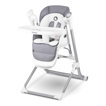 Lionelo - Dječja hranilica NILES Siva 4xAA