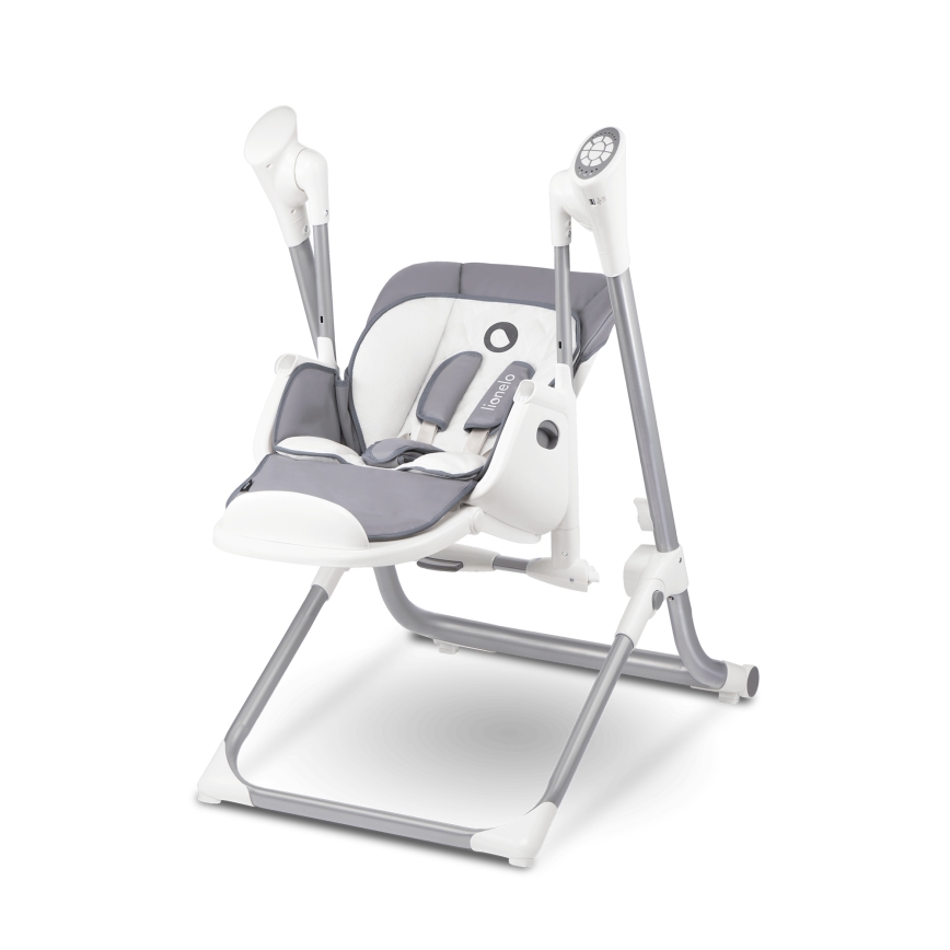 Lionelo - Dječja hranilica NILES Siva 4xAA