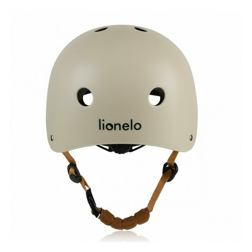 Lionelo - Dječja kaciga HELMET Bež Pijesak
