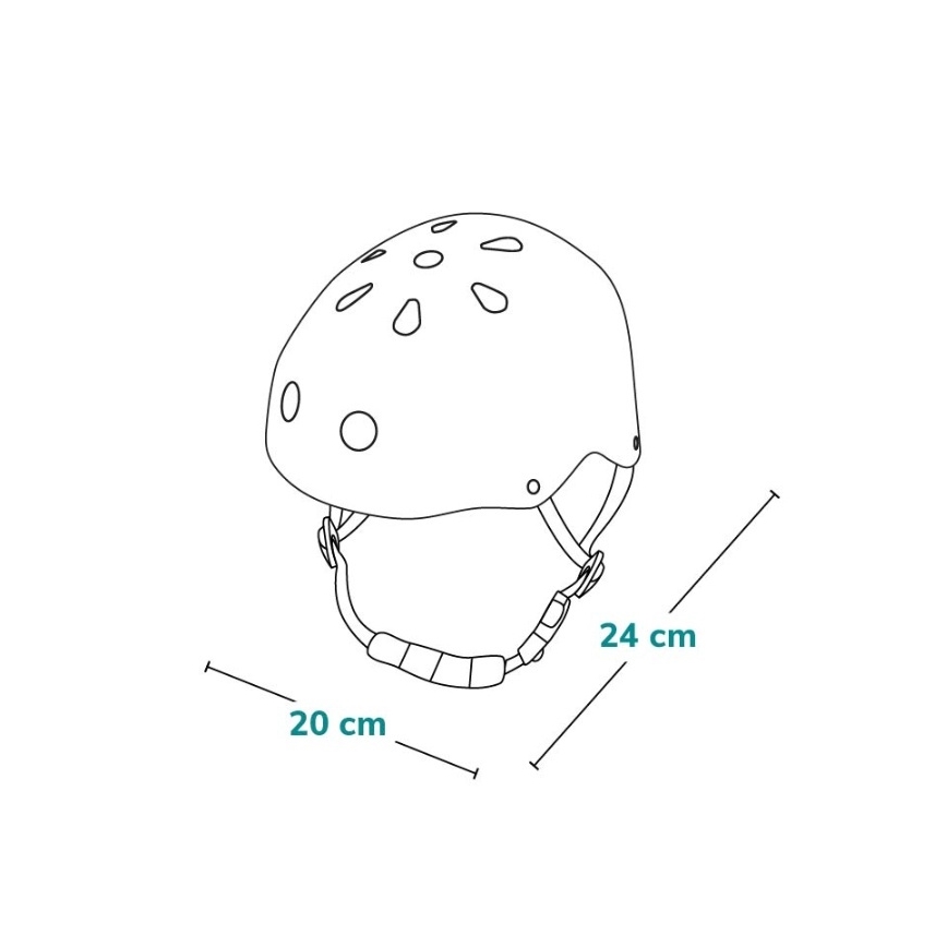 Lionelo - Dječja kaciga HELMET Bež pijesak