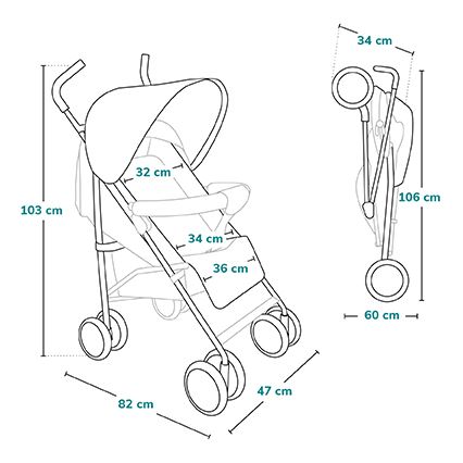 Lionelo - Golf kolica ELIA zelena