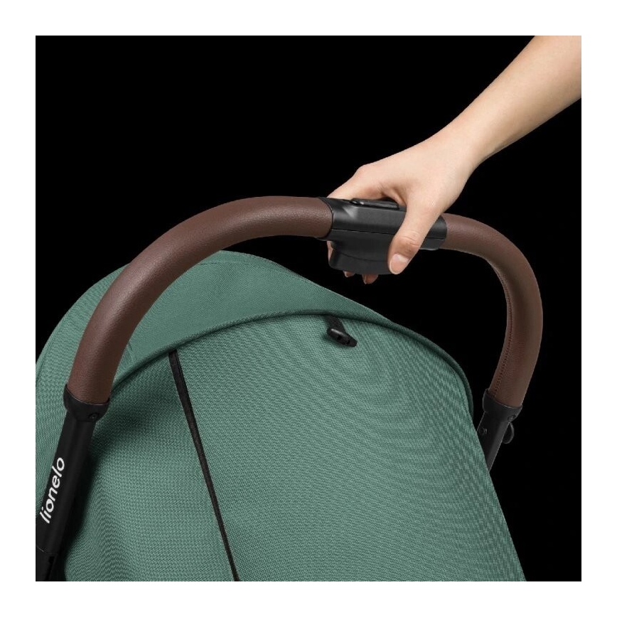 Lionelo - Dječja kolica INGRID zelena/crna