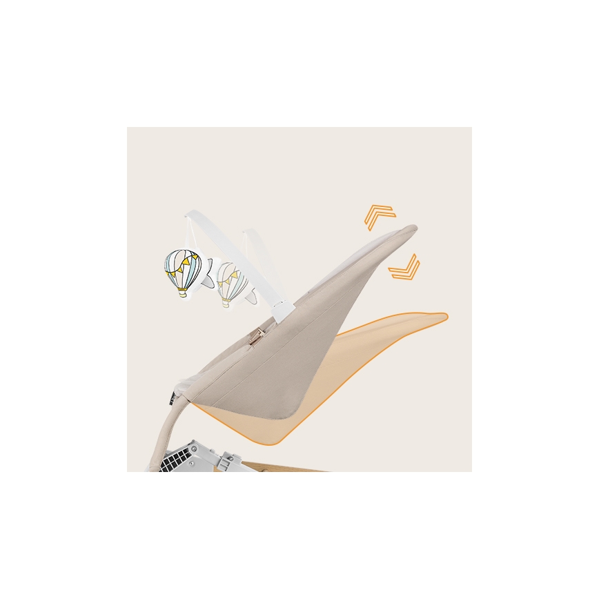 Lionelo - dječja ljuljačka LILAC, bež