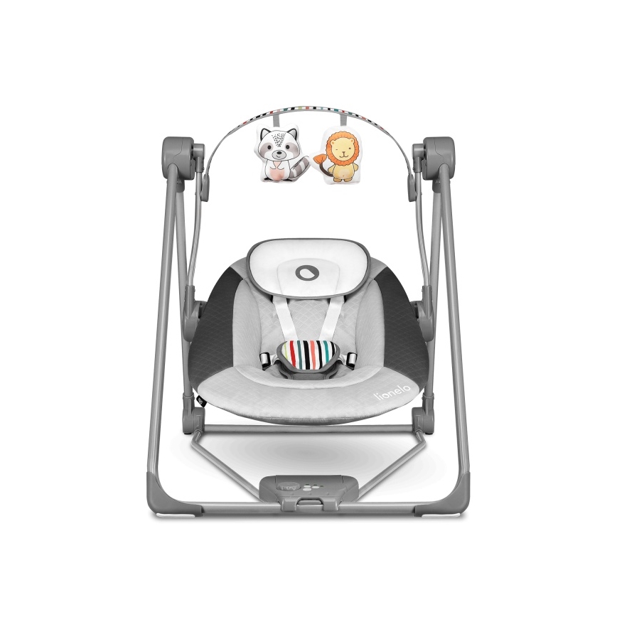 Lionelo - Dječja ljuljačka OTTO 4xLR14 Cozy Grey