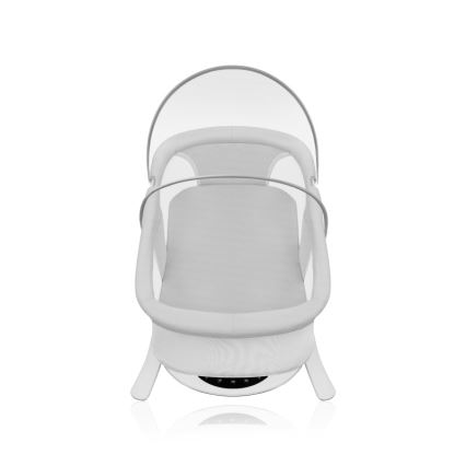 Lionelo - Dječja ljuljačka s melodijom 2u1 BELLA 4xAA Grey Concrete + daljinski upravljač