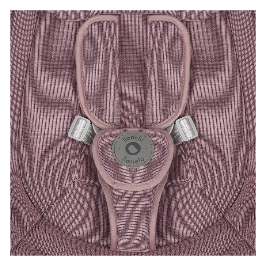 Lionelo - Dječja ljuljačka s melodijom BLOSSOM Pink Mauve + daljinski upravljač