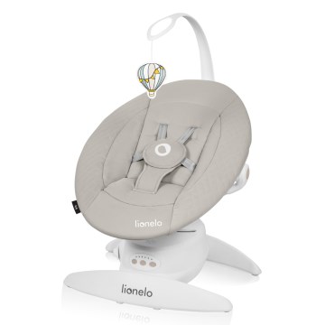 Lionelo - Dječja ljuljačka s melodijom IRIS 4xAA Bež Pijesak