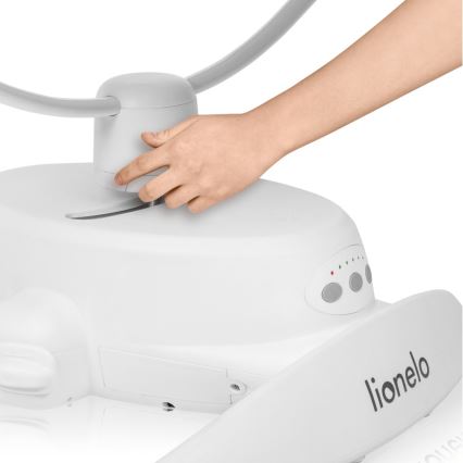 Lionelo - Dječja ljuljačka s melodijom IRIS 4xAA Bež Pijesak
