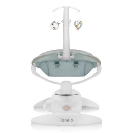 Lionelo - dječja ljuljačka s melodijom MELL Beige Sand 4xAA + daljinski upravljač