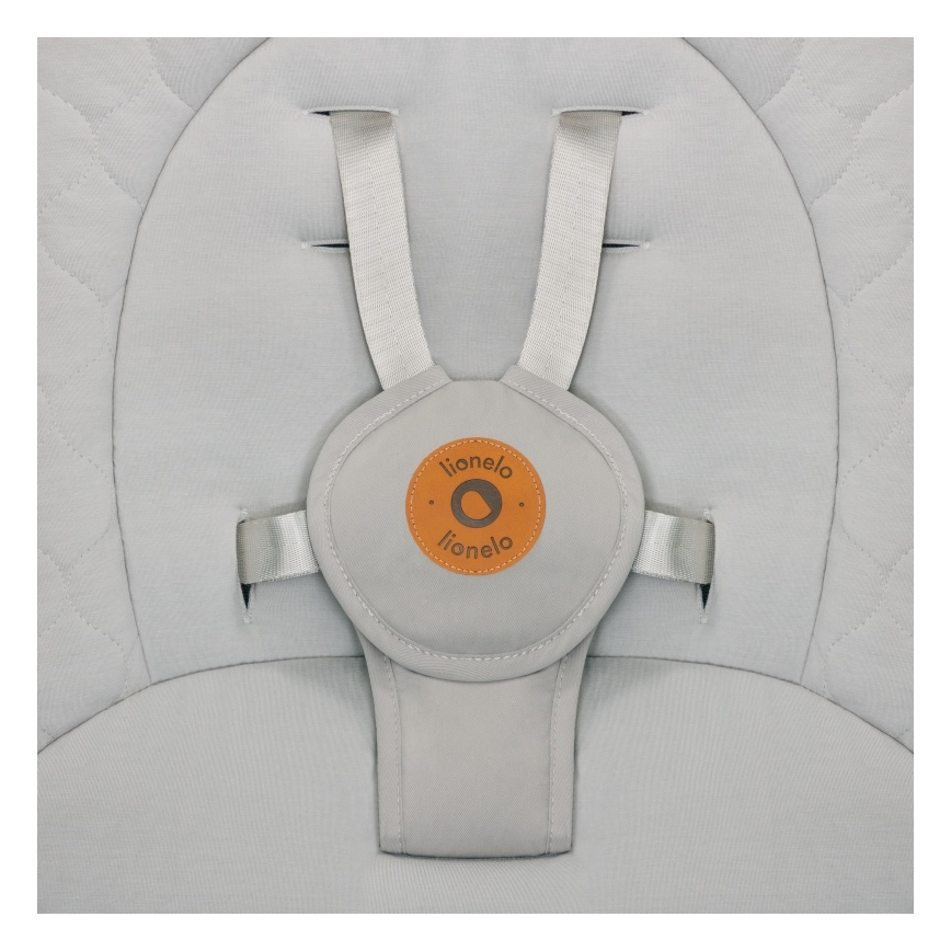 Lionelo - dječja ljuljačka s melodijom MELL Beige Sand 4xAA + daljinski upravljač