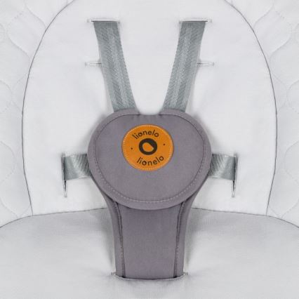 Lionelo - Dječja ljuljačka s melodijom MELL Grey Stone 4xAA + daljinski upravljač